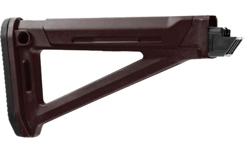 Magpul Industries MOE AK Stock, Fits AK Variants Except Yugo Pattern or Norinco Type 56S/MAK90 Rifles, Internal Storage Compartment, Rubber Butt-Pad, Rear Sling Mounts, Plum MAG616-PLM