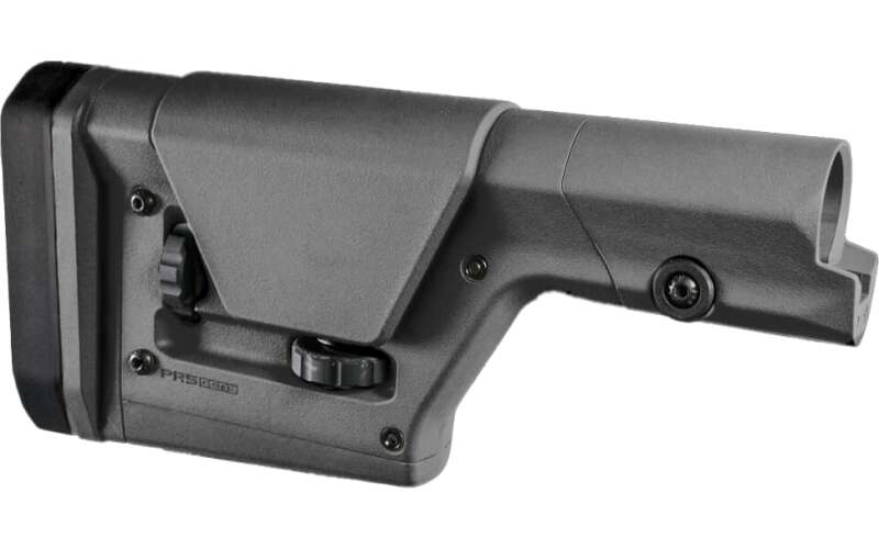 Magpul Industries PRS GEN3 Precision-Adjustable Stock, Fully Adjustable, Fits AR-15/AR-10, Gray MAG672-GRY
