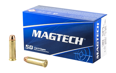 Magtech Sport Shooting, 38 Special, 125 Grain, Full Metal Jacket, Flat, 50 Round Box 38Q