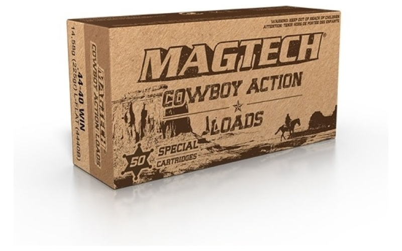 Magtech 44-40 winchester 225gr lead flat nose 50/box