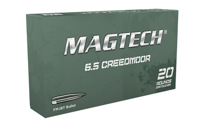 Magtech Rifle, 6.5 Creedmoor, 140 Grain, Full Metal Jacket Boat Tail, 20 Round Box 65A