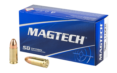 Magtech Sport Shooting, 9MM, 115 Grain, Full Metal Jacket, 50 Round Box 9A