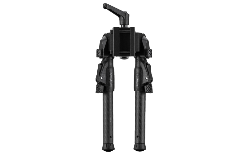 MDT GRND-POD Bipod, Height Adjustable, Four Locking Positions (0, 50, 80, and 180 Degrees), Picatinny Attachment Interface, Aluminum Core, Carbon Fiber Legs, Matte Finish, Black 105560-BLK