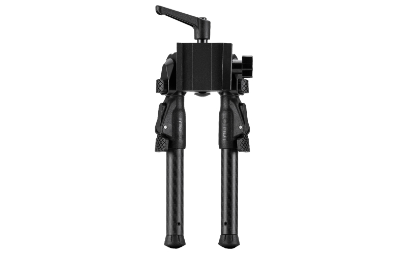MDT GRND-POD Bipod, Height Adjustable, Four Locking Positions (0, 50, 80, and 180 Degrees), M-LOK Attachment Interface, Aluminum Core, Carbon Fiber Legs, Matte Finish, Black 107771-BLK