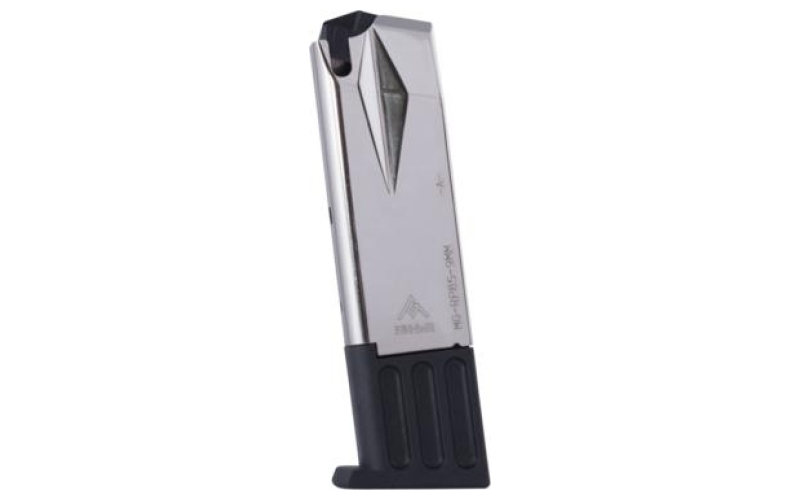 Mec-gar ruger p85/89/93/94/95/pc9 9 mm 10rd ht nickel magazine