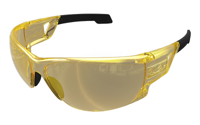 Mechanix Wear Type-N Safety Glasses, Black Frame with Amber Lens VNS-30AC-PU