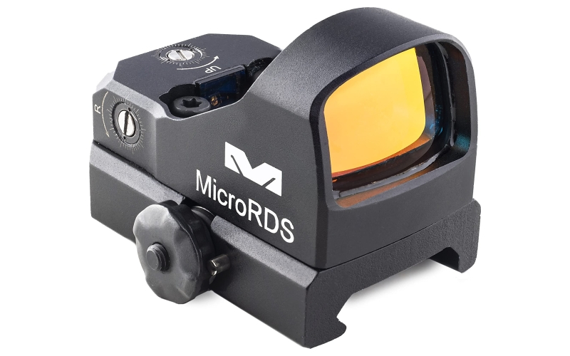 Meprolight MicroRDS, 3MOA Red Dot, Black, Picatinny Adapter 88070012