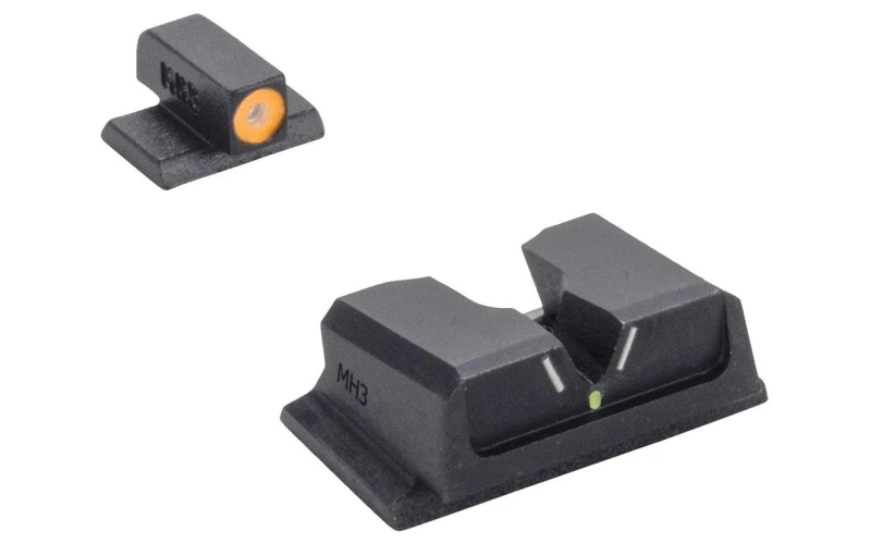 Hyper-bright v-sight-fixed-pistol-set-s&w m&p full size/compact-ml41710g