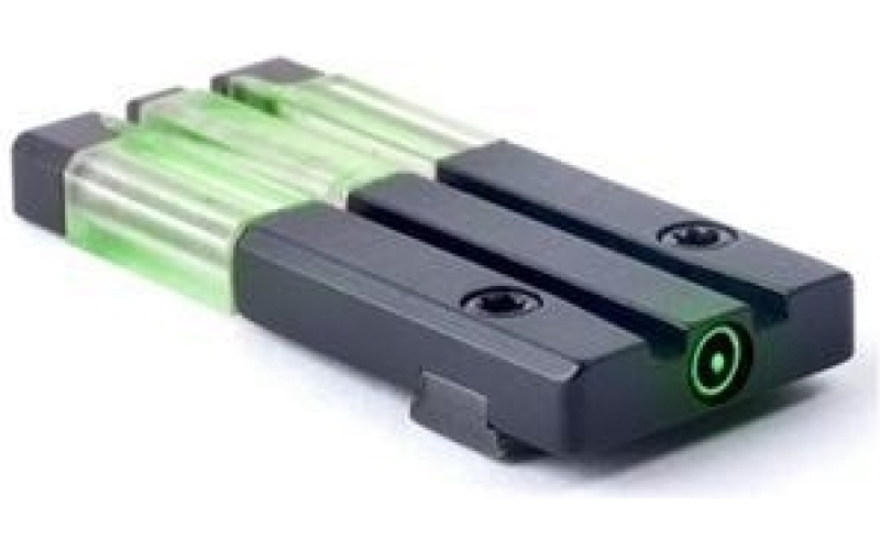 Ml63145 fiber-tritium bullseye for ruger pistols red rear