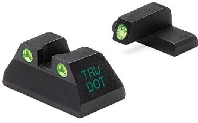 Meprolight tru-dot green fixed night sights for h&k p2000 compact & sk g/g