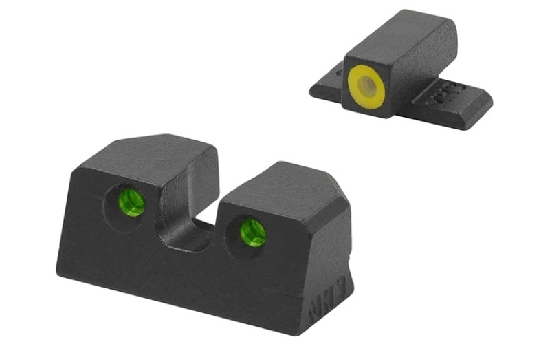 Meprolight Hvs set sig p226, yellow outline front
