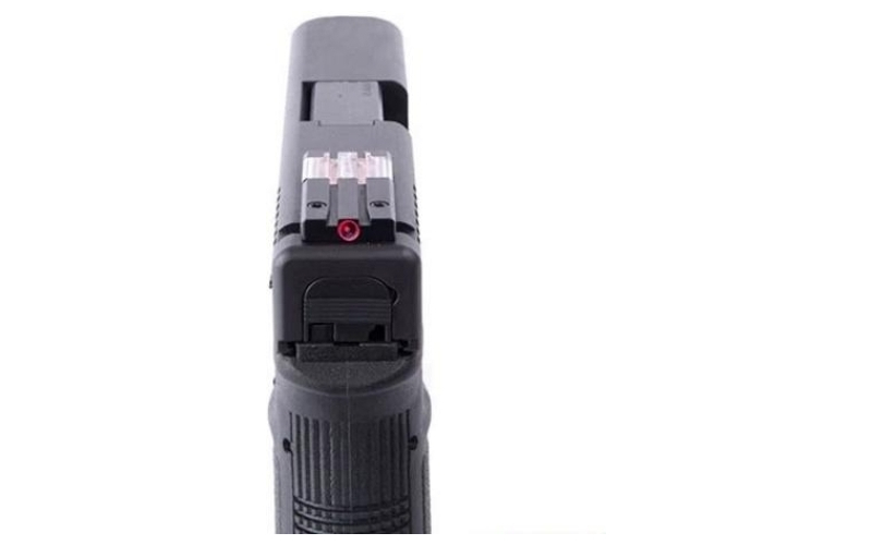 Meprolight fiber-tritium night sights circle-dot glock rear only red