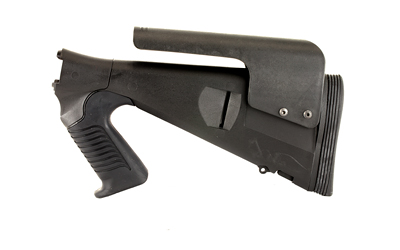 Mesa Tactical Urbino Tactical Stock, Fits Remington 870 12 Gauge, Fixed Length, Fits with a Tactical Length of Pull, Riser, Limbsaver, Black 91550