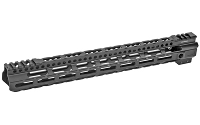Midwest Industries Combat Rail Light Weight M-LOK Handguard, Fits AR-15 Rifles, 15" Free Float Handguard, Wrench and Mounting Hardware Included, 5-Slot Polymer M-LOK Rail included, Black MI-CRLW15