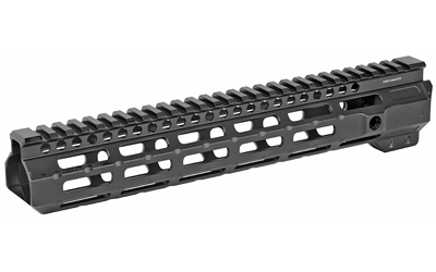 Midwest Industries Combat Rail, Handguard, 11.5 " Length, M-LOK, Includes 5-Slot Polymer Rail Section, Barrel Nut and Wrench, Fits AR-15, Black Anodized Finish MI-CRM11.5