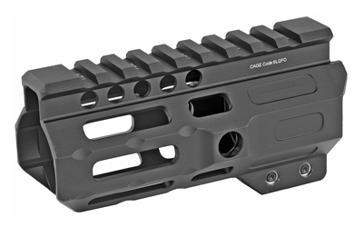 Midwest Industries Combat Rail, Handguard, 4.5" Length, M-LOK, Includes 5-Slot Polymer Rail Section, Barrel Nut and Wrench, Fits AR-15, Black Anodized Finish MI-CRM4.5
