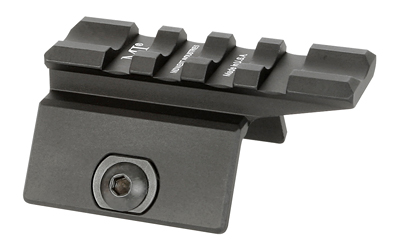 Midwest Industries Lever Modular Top Rail, Fits Existing Midwest Industries M-LOK Lever Gun Handguards, Reverse and forward compatible, Anodized finish, Black MI-LMTR
