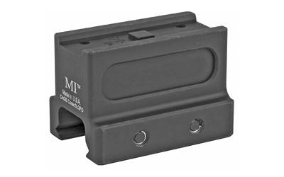 Midwest Industries Lower 1/3 Mount, Aluminum, Black Anodized Finish, Fit Aimpoint T-1 MI-T1-1/3