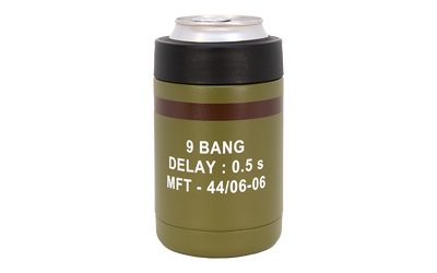 Mission First Tactical Mission First Tactical, 9 Bang Drinkware Can Cooler, 12 oz, Green DM9BG-CAN