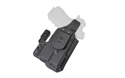 Mission First Tactical Pro Holster, Inside Waistband Holster, Ambidextrous, Fits Glock 43X with Streamlight TLR 7, Kydex, Includes 1.5" Belt Attachment, Black H5-GL-3-WL-7