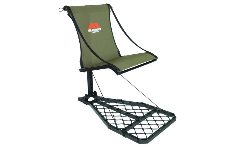 Millennium m100u ultralight hang-on tree stand includes new safe-link 35' safety line