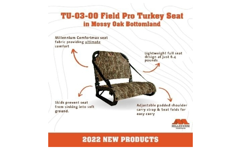 Millenium field pro turkey seat - bottomland