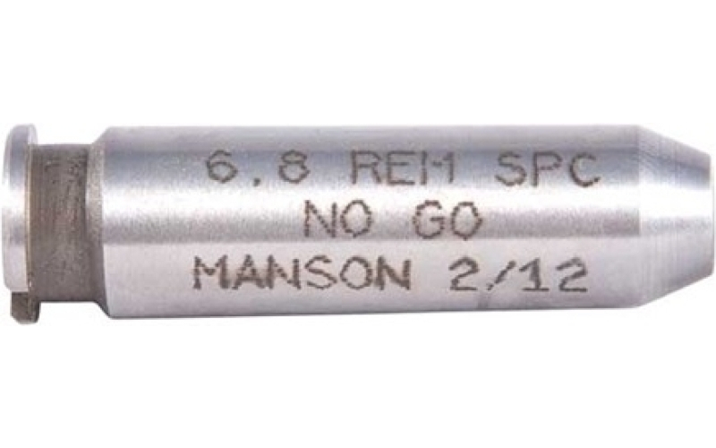 Manson Precision 6.8mm remington spc no-go gauge