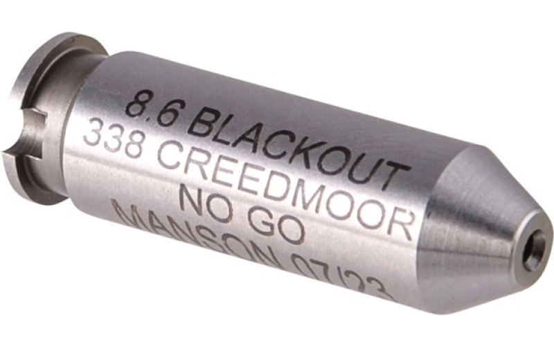 Manson Precision 8.6 blackout no go gauge