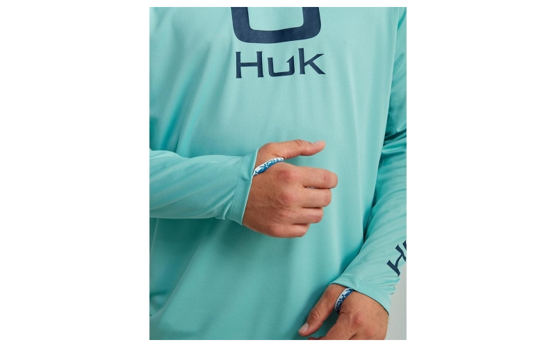 Huk icon ls crew marine blue xxl
