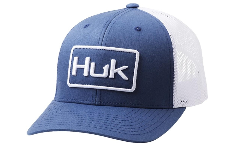 Huk logo stretchback trucker sargasso sea sm