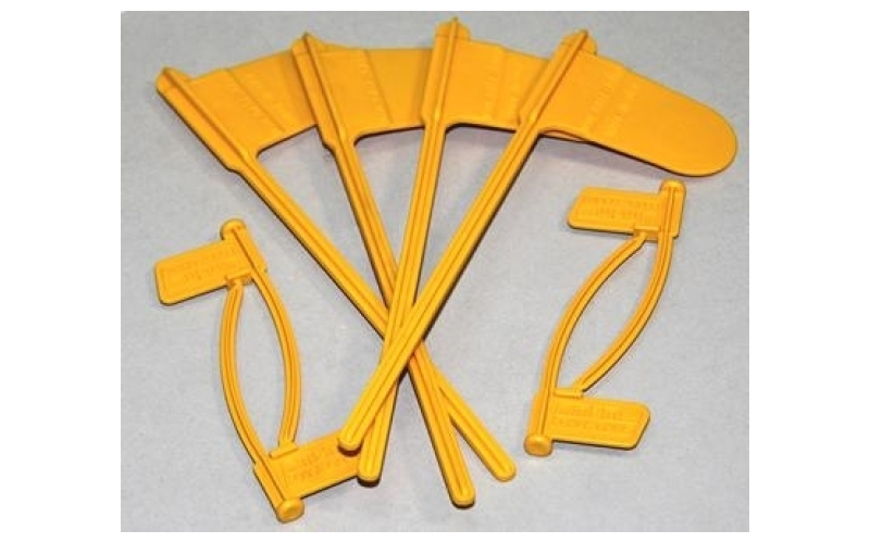 Mtm pistol & rifle chamber indicator flags yellow