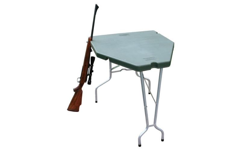 Mtm predator shooting table - portable benchrest green