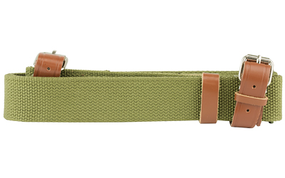 NcSTAR Mosin Nagant Sling, Green, 39" Length (Fully Extended), 2-Point AAMNS