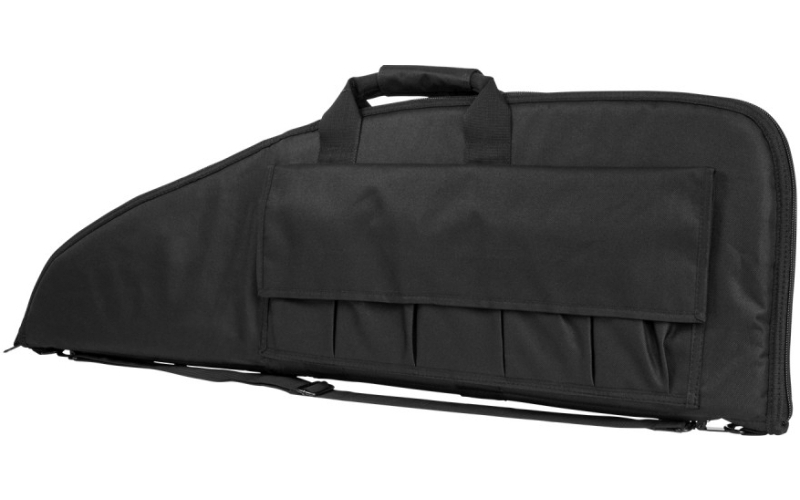 NcSTAR Rifle Case, Black, Nylon, 38", Carry Handle, Shoulder Strap CV2907-38