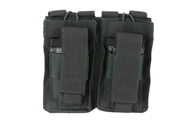 NcSTAR Double AR Magazine Pouch, Nylon, Black, MOLLE Straps for Attachment, Fits Two AR Style Magazines CVAR2MP2927B