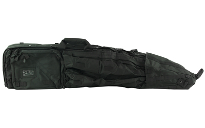 NcSTAR Drag Bag, 45" Rifle Case, Nylon, Black, Includes Backpack Shoulder Straps CVDB2912B