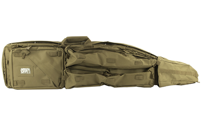 NcSTAR Drag Bag, 45" Rifle Case, Nylon, Tan, Includes Backpack Shoulder Straps CVDB2912T