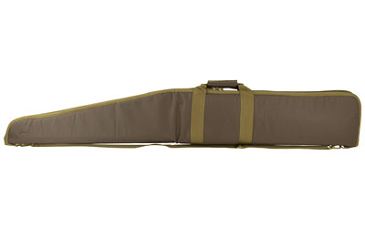 NcSTAR 2958 Series Shotgun Case, Brown, Nylon, 54" Length, Metal Lockable Zipper Pulls, Includes Adjustable 2" Shoulder Strap with Shoulder Pad CVSHW2958-54