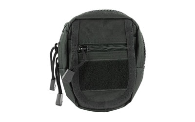 NcSTAR Small Utility Pouch, Nylon, Black, MOLLE Straps for Attachment, Zippered Compartment CVSUP2934B