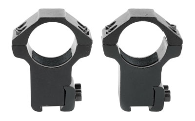 NcSTAR 3/8" Dovetail Rings, Supports 1" Scope Tubes , Black, 2 Piece, Fits on 3/8" Dovetail Rails RB27