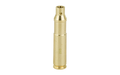 NcSTAR .223REM Laser Cartridge Bore Sighter, Brass Finish, Fits .223 Remington Chambers TLZ223