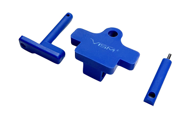 NcSTAR AR15 Front Receiver Pin Tools, To Help with Installation of AR Receiver Pin Assembly, Polymer and Steel Construction, Blue and Silver VTARFRP