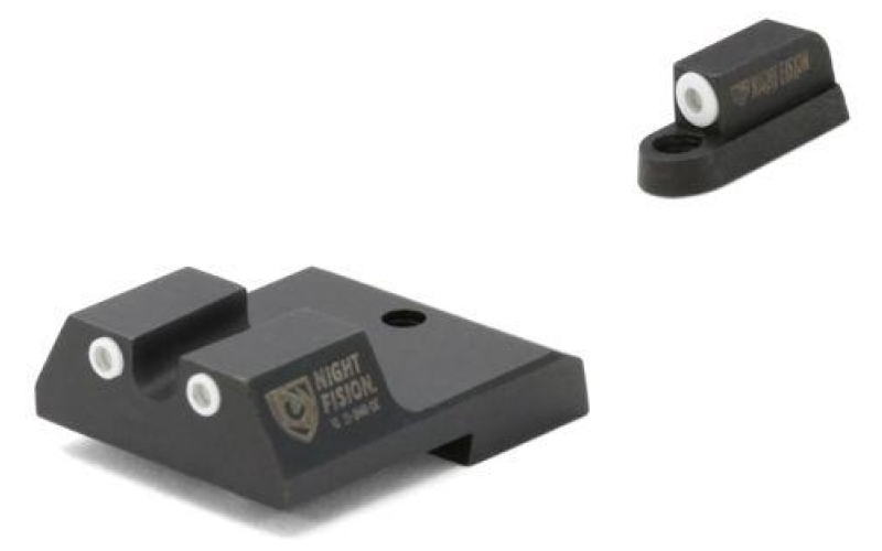 Perfect dot ns set w/white front + u white rear for cz-usa p-07 & p-09