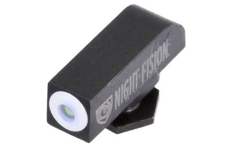 Perfect dot front night sight only white/green tritium for glock