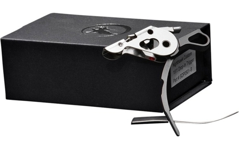 Nighthawk Custom 1911 drop-in trigger, black nitride