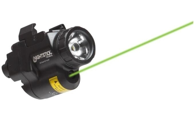 Nightsticksubcompact weapon mounted light with green laser for sig p365 black