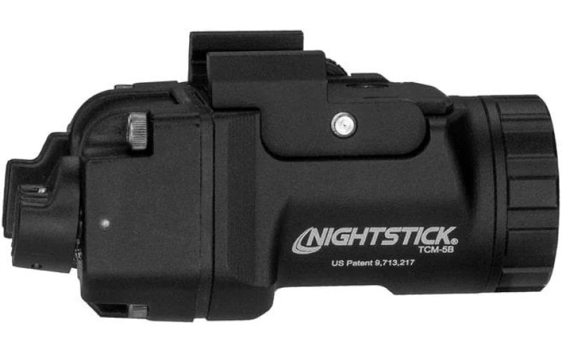 Nightstick tcm-5b subcompact weapon light with green laser for narrow rail models 650 lumens black