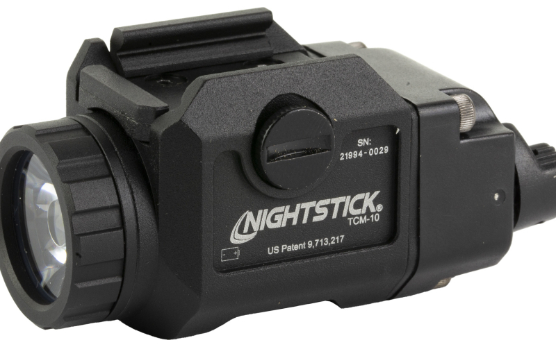 Nightstick TCM-30, Tactical Weapon-Mounted Light, 650 Lumens, 2 Hour Run Time, IP-X7 Waterproof, Matte Finish, Black TCM-10