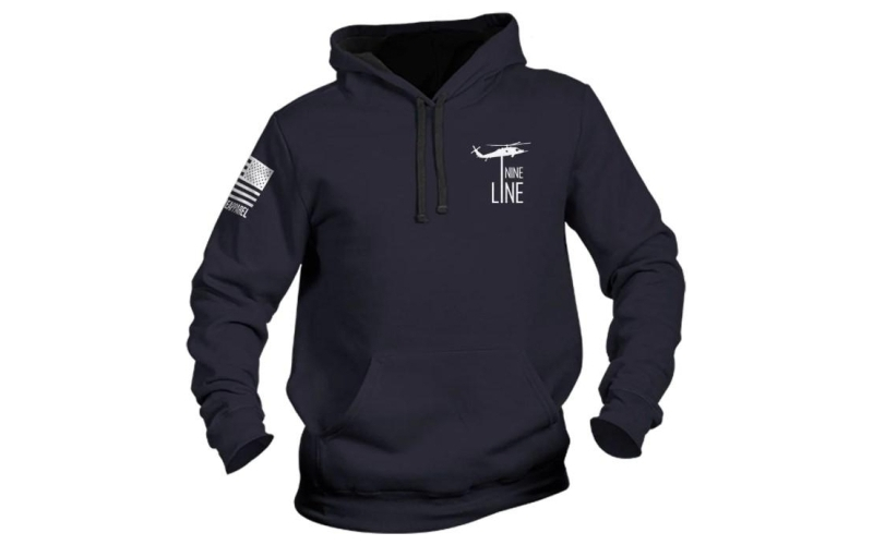 Nla reread navy hoodie/ 2xlarge