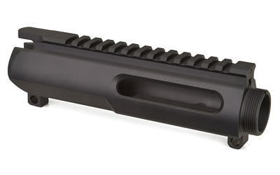 Nordic Components NC15 Extruded Stripped Upper, Fits AR15, Black Finish, Upper Receiver Eliminates Dust Cover and Forward Assist, Compatible with Milspec BCGs/Charging Handles/Barrels/Most Handguards, Flat Top Picatinny Rail, 7029-T6 Aluminum, Weight 10oz NC15-UR-EXT